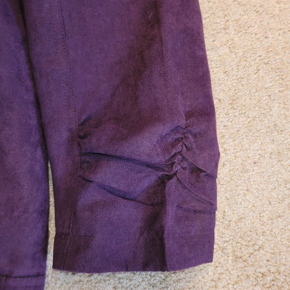 Bundle of 2 Christopher & Banks Open Front Blazers Purple Teal L - Picture 12 of 15